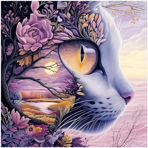 Lophomie Diamond Art Kits for Adults, 5D Cat Diamond Painting Kits 14x14 in by LophomieDiamondArtDiamondArtCoasters%E2%80%94AddWarmthandCreativitytoYourLifeTurnTinyDiamondsintoBigJoy