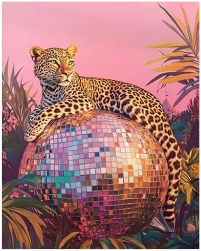 Animal Paint by Numbers Kit for Adults, Adult Paint by Number Kits 16x20 in by hkejoi