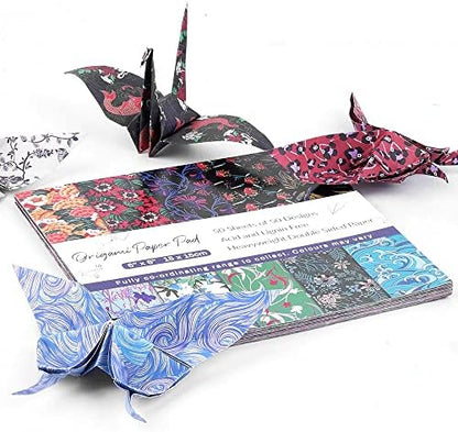 Origami Paper 6x6" Double Sided 100Sheets 50Colors Origami Kit,Craft Paper - Image 2