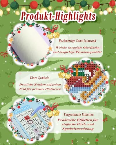 forever young Christmas Small Diamond Art Kits, 5x7 Inch Canvas - Image 5