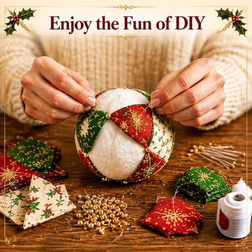 Christmas Classics Patchwork Ornament DIY Kit, Patchwork Ornament Kit (*D) - Image 6