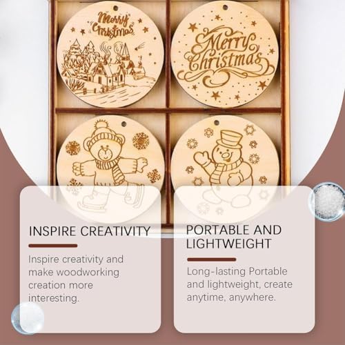 Wood Burning Marker Pen Kit, Pyrography Art Tool for Wood Crafting, PET Tips, DIY Woodburning Marker Kit for Beginners, 2025 New Home Studio School Art Projects - Image 4