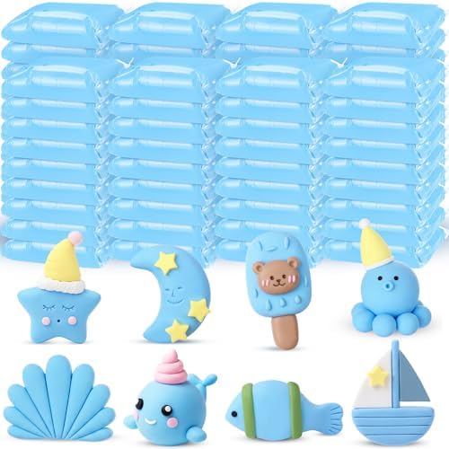 VioraWhite 72 Pcs 38oz Air Dry Clay Bulk Modeling Clay,Sky Blue by VioraWhite
