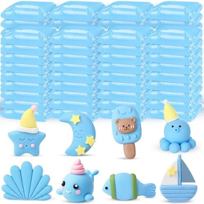 VioraWhite 72 Pcs 38oz Air Dry Clay Bulk Modeling Clay,Sky Blue by VioraWhite