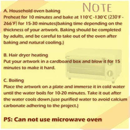 ReArt Oven Bake Polymer Clay White, Non Toxic 4.4Lbs with Pottery Tools & Paint Brushes Great for Modeling, Sculpting, Holiday, DIY Jewelry Making Projects. Great for All Skill Levels (White & Tools) - Image 6