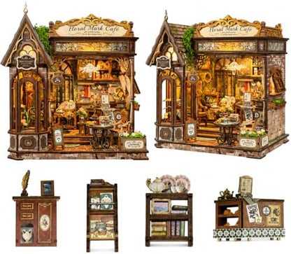 Spilay DIY Miniature House Kit for Adults, Miniature Dollhouse Kit by SpilayDIYDollhouseMiniature