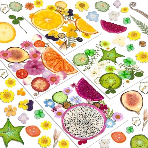 Resiners Dried Pressed Flowers for Resin Molds Scrapbook Supplies by Resiners