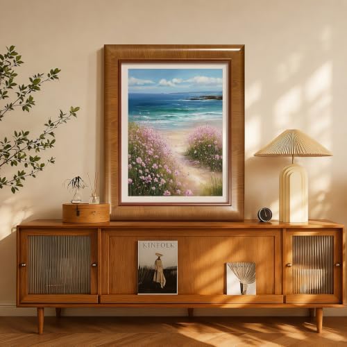 Beach Wildflower Stamped Cross Stitch Kits for Beginner 12x16 Inch - Image 4