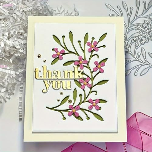 Lapoo Flowers Cutting Die for Scrapbooking - Durable Metal Cutting Die for DIY Scrapbook Photo Album Decorative Paper Card, Metal Card Making Supplies (Daisy Cherry Blossoms 4.3 x 3 in) - Image 4