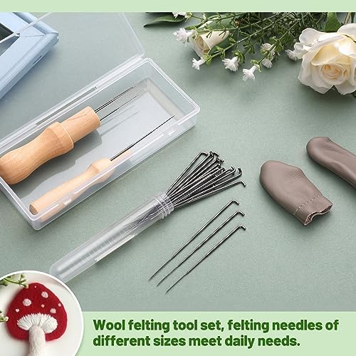 Yizzvb Needle Felting Tools, 20 Pcs 4 Sizes Needle Felting Needles - Image 3