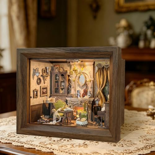 Book Nook Kit DIY Miniature House 3D Wooden Puzzle - Glimmer Hall - Image 7