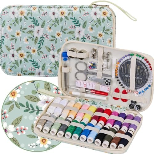 Bobode Travel Cute Hand Sewing Kit with 130PCS Sewing Accessories by Bobode