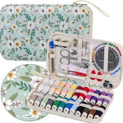 Bobode Travel Cute Hand Sewing Kit with 130PCS Sewing Accessories by Bobode