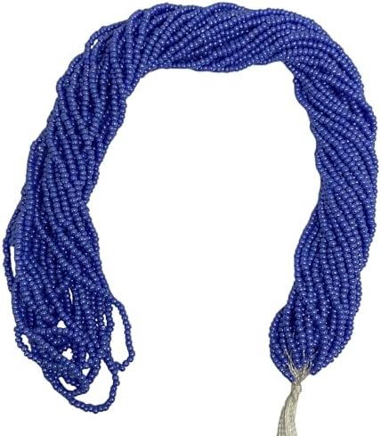 11/0 Glass Seed Beads, 12 String Hanks, Small Craft Beads, 2 mm (Bright Lilac) by Unknown