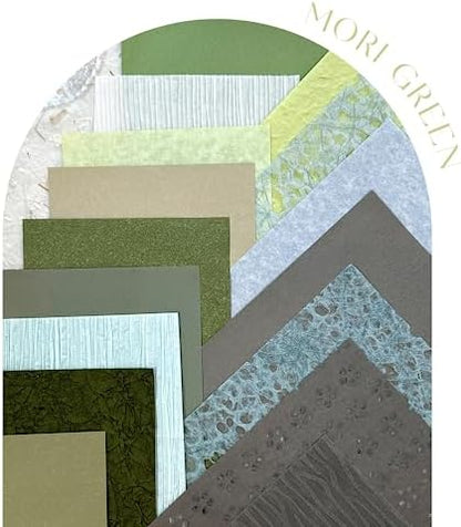 30 Pcs Handmade A5 Textured Scrapbook Paper and Mesh, Junk Journal Supplies - Image 2