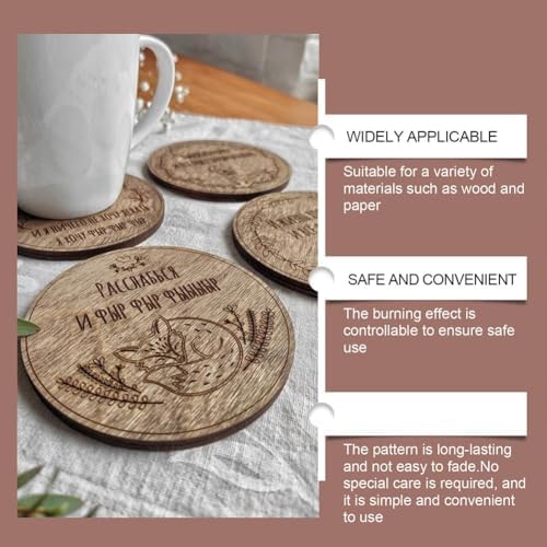 3PCS Wood Burning Marker Pen Kit, Pyrography Art Tool with PET Tips – Pen DIY Burning Kit for Beginners, Home, Studio, School Wood Craft Projects ﻿ - Image 3
