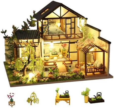 DIY Japanese Miniature House Kit, Book Nook Kit for Adults to Build by Unknown