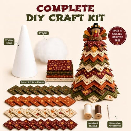 Daily Partner Americana Christmas Tree Quilt Kit - Image 2