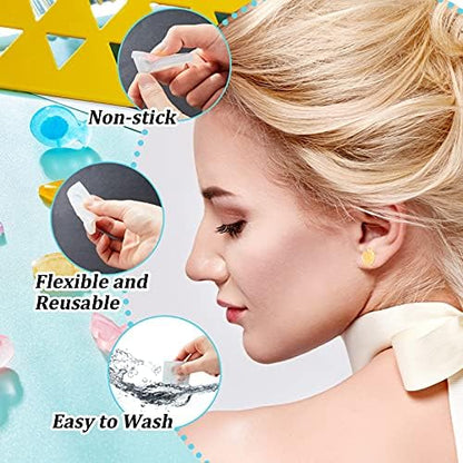 Geiserailie 22 Pieces Stud Earrings Resin Moulds Tiny Jewelry Silicone Jewelry Epoxy Casting Moulds with Stainless Steel Ear Studs and Earring Backs for Resin DIY Jewelry Making Supplies - Image 3