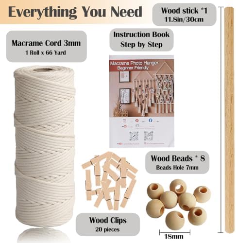 Ewparts Macrame Wall Hanging Making Kit - Image 5