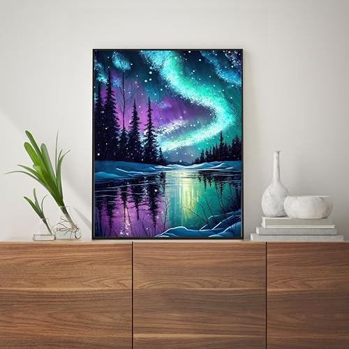 Ycydilirab 2 Pack Paint by Number Adult (with Gifts Box)-Aurora Adult Paint by Number Kits on Canvas,Gifts Home Decor(16x20in) - Image 3