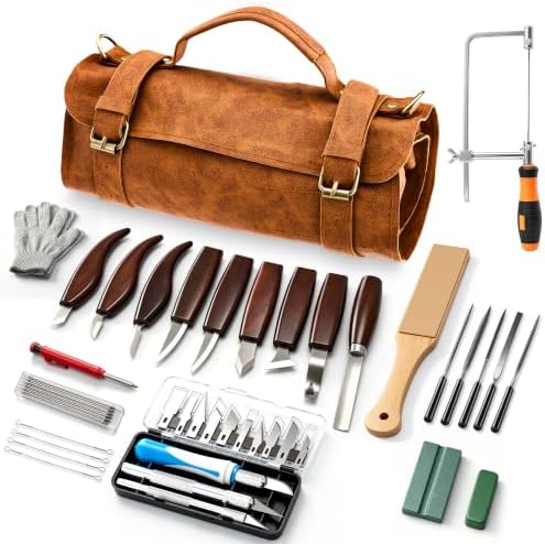 SakerNeo 35PCS Wood Carving Kit Whittling tools Set by TheBrandPerfected