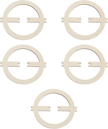 5X Wooden Wick Centering Tool Practical Round Easy Use Manual Tool Candle Wick Stabilizer for Candle DIY Making Home Use, D