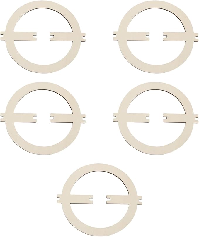 5X Wooden Wick Centering Tool Candle Wick Rack Round Wick Bar Candle Wick Stabilizer for Candle Making Men Women, D
