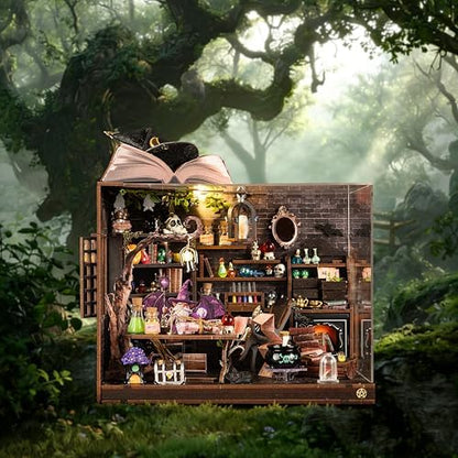 Book Nook Kit for Adults - Dollhouse with 70+ Accessories - Image 6