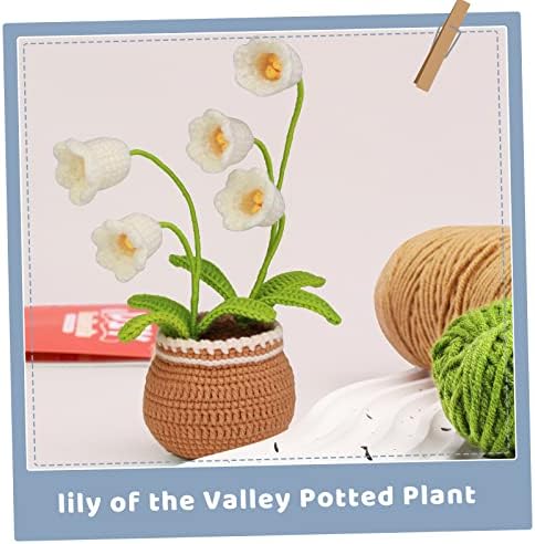 kgxulr Crochet Kit, Bell Orchid Beginners Crochet Kit, Crochet Flowers Kit - Image 5
