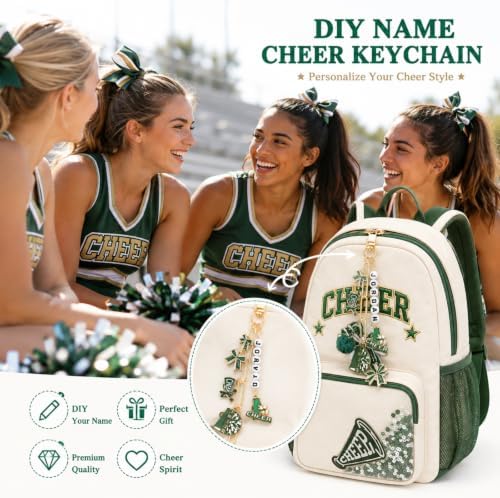 Nosiny 530 Pcs DIY Cheer Charms Keychain Making Kit - Image 2