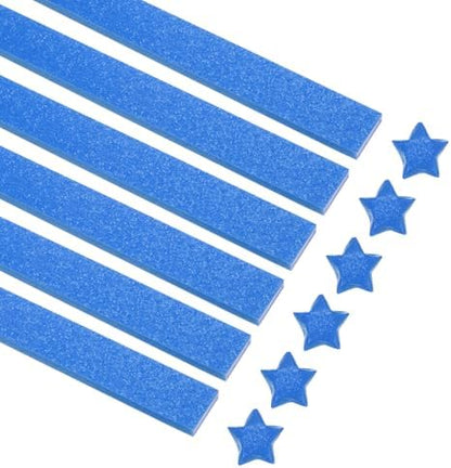 MECCANIXITY 360 Sheets Origami Paper Glitter Stars Papers Deep Blue Fold Paper for Beginner Arts Crafts Projects,0.4 x 9.3 Inch by MECCANIXITY