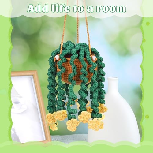 Kogyxe Crochet Kit for Beginners Hanging Potted Plant Crochet Starter Kits - Image 4