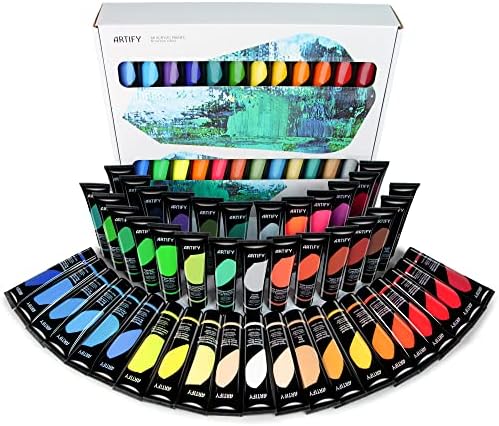 ARTIFY Air Dry Clay Kit & ARTIFY Acrylic Paint, Set of 48 Color - Image 6