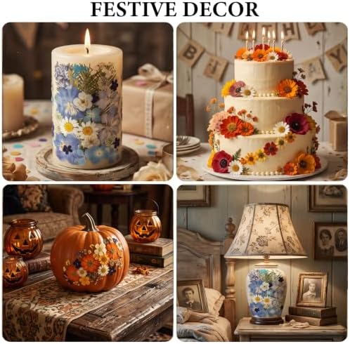 420 Pcs Dried Pressed Flowers for Resin,Bulk Natural Real Dried Flowers - Image 7