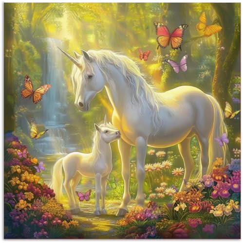 CRZMODE Unicorn Paint by Numbers Kit for Adults,Unicorn Paint by Numbers for Adults, Acrylic Painting Crafts for Home Decor Gift (16x16inch) by Unknown