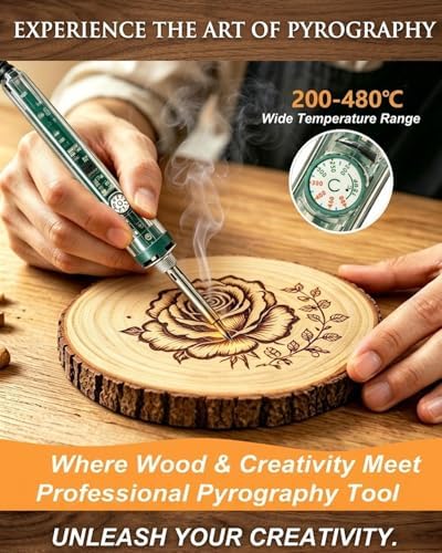 BIAJIYA 100Pc Wood Burning Kit for Adults, Beginners Woodburning Kit - Image 4
