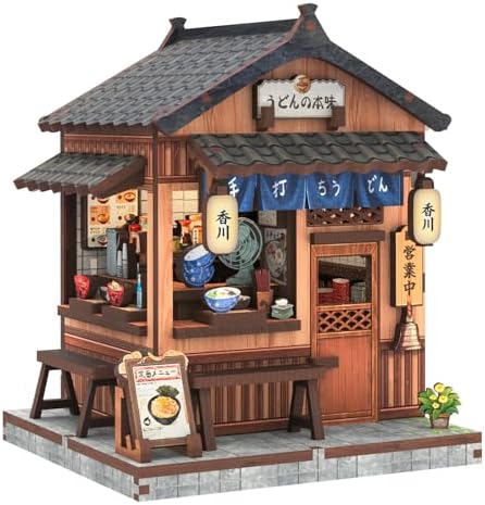 Fsolis DIY Book Nook Kit - Japanese Miniature Street Stall by FsolisDIYDollhouse