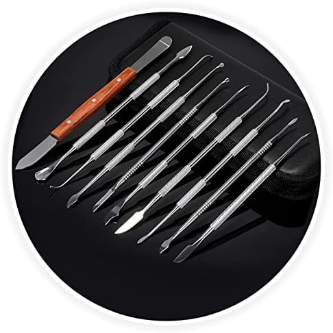 SURGICAL ONLINE Stainless Steel Wax Carvers Set, Pottery & Polymer Clay Tools, Sculpting Kit with Carrying Case - Image 6