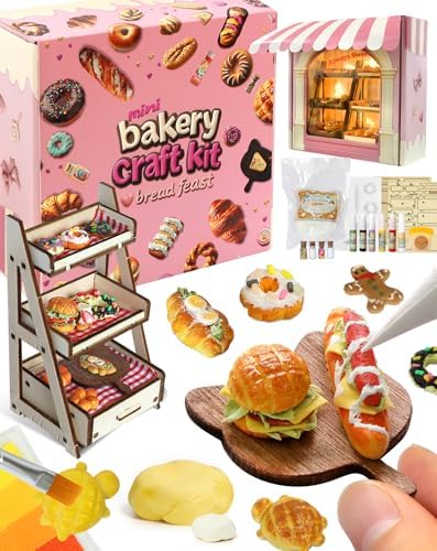 iLAND Craft Kits for Girls Ages 8-12 Fun Clay Bakery, Girls Birthday Gifts by ILANDTradingCoLtd