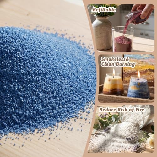 BISWYLBLJ 21 oz Natural Pearled Candle Sand Kit (10 Colors) - Image 3