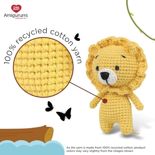 Red Heart Amigurumi Leo The Lion Kit - Image 4