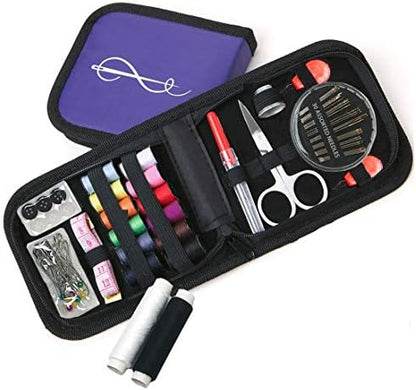 CraftLab Sewing Kits Best Mini Travel Sewing Kit - Portable Emergency Set with Needles, Thread, Scissors + Ebook by CraftLab