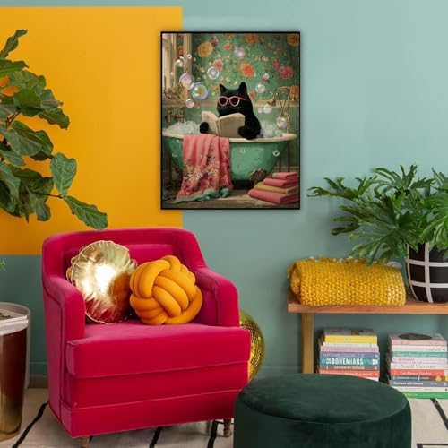 HITO Cat Paint by Numbers Kit for Adults 16x20 Inch Frameless - Image 3