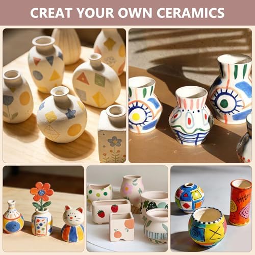 Air Dry Clay Kit for Adults - Complete Pottery Starter Set with Tools - Image 6