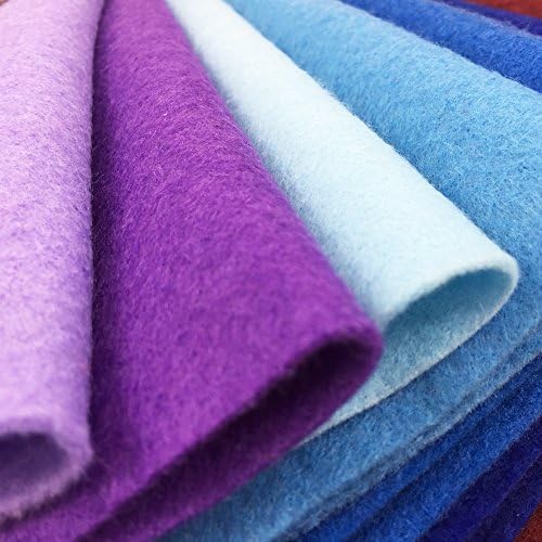 28pcs Thick 1.4mm Soft Felt Fabric Sheet Assorted Color Felt Pack DIY Craft Sewing Squares Nonwoven Patchwork (15x15cm) - Image 7