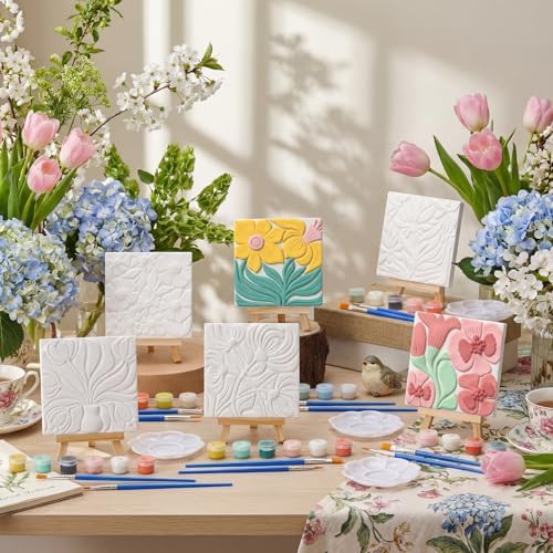 JellyArch 6 Set 3D Flowers Ceramic to Painting Kit - Image 3