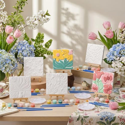 JellyArch 6 Set 3D Flowers Ceramic to Painting Kit - Image 3