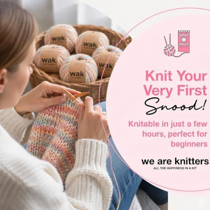 We Are Knitters Himba Snood Kit | Beginner Crochet Gift Kit | Easy Flat Knit Snood for Winter | Relaxing DIY Handmade Gift Set - Image 7