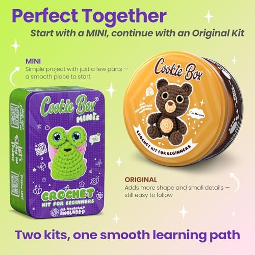 Cookie Box Crochet Kit for Beginners, Snail Dora - Image 5